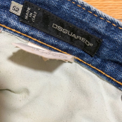 Dsquared and Diesel men's jeans used, size L, blue, set of two