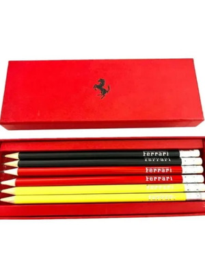 Ferrari collectible set of 6 pencils new, original colors