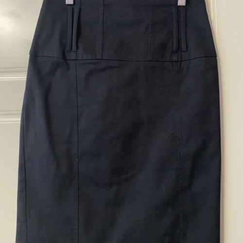 Atmosphere Black Pencil Skirt Size 12/40 Like New