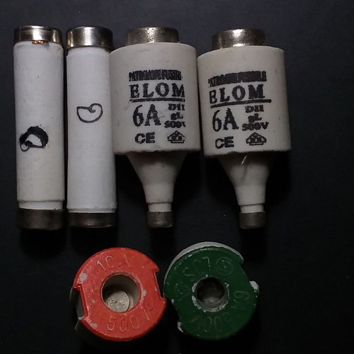 Collectible electrical panel materials used, set