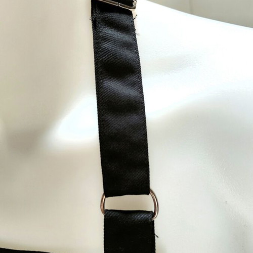 Palatino MARK006 Black Neck Apron 85x65cm Adjustable Strap