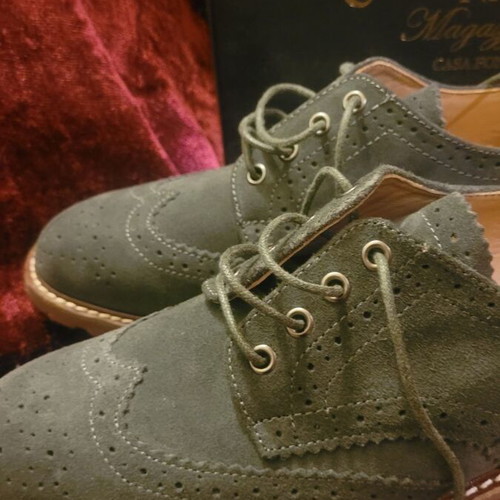 Gutteridge gray suede shoes size 44 new