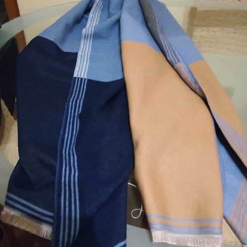 Scarf pashmina used, large, colorful, soft and warm 200x70