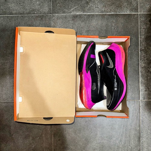 Nike ZoomX VaporFly Next% 2 used athletic shoes size 45.5