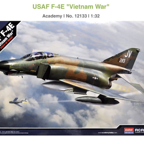 USAF F-4E Phantom Vietnam War Model Kit 1/32 New