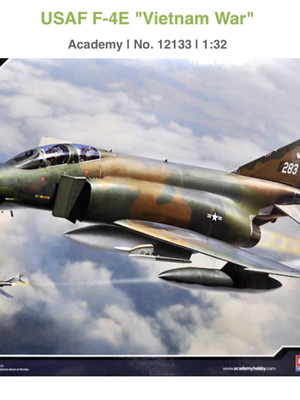 USAF F-4E Phantom Vietnam War Model Kit 1/32 New