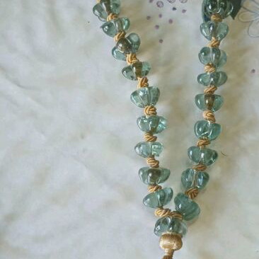Glass decorative worry beads like new, set of 3 pieces