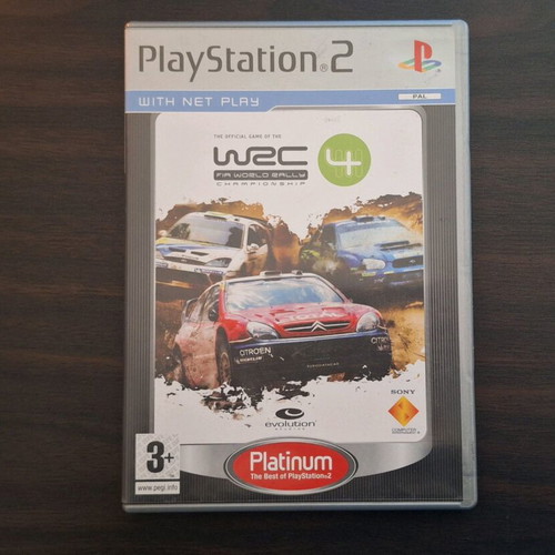 W2C 4: FIA World Rally Championship video game for PlayStation 2 like new