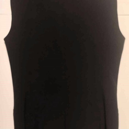 Long double-breasted vest Stradivarius black L new