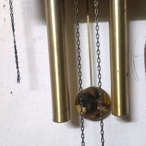 Junghans clock used for spare parts, metal, heavy