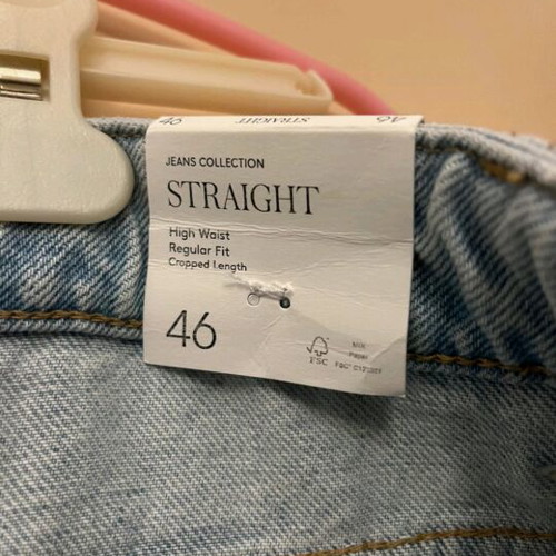 Mango light wash jeans new, size XXXL