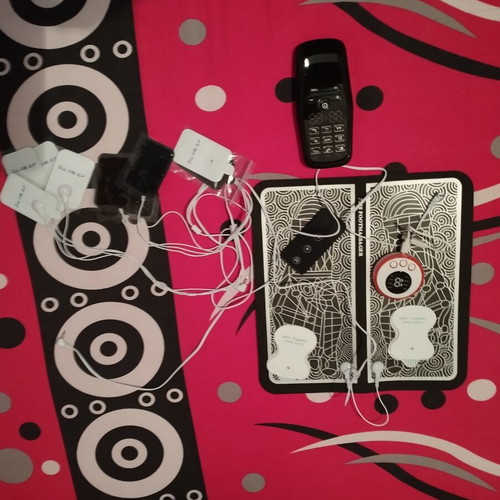 Electric massage devices used, foot and body set of 2