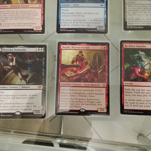 Magic the Gathering cards new, foil pack with protective sleeves