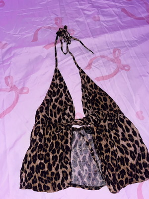 Leopard print top Shein like new, size S