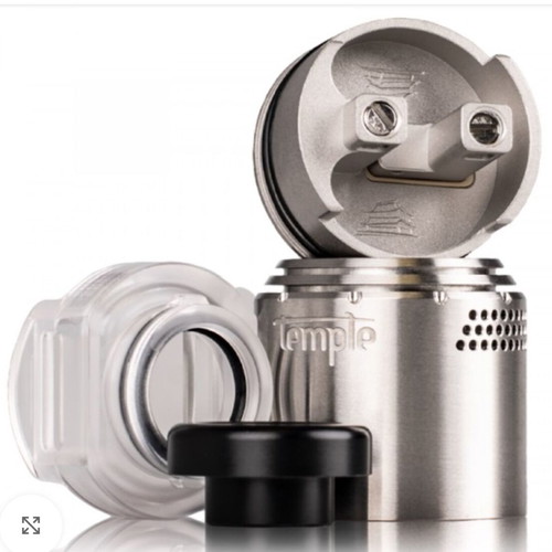 VaperzCloud Temple RDA 25mm like new, stainless steel
