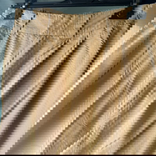Μπεζ παντελόνι σταθερό ύφασμα / Size 40 (medium-large)