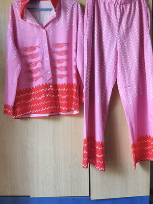 Sardines set, pink and multicolored