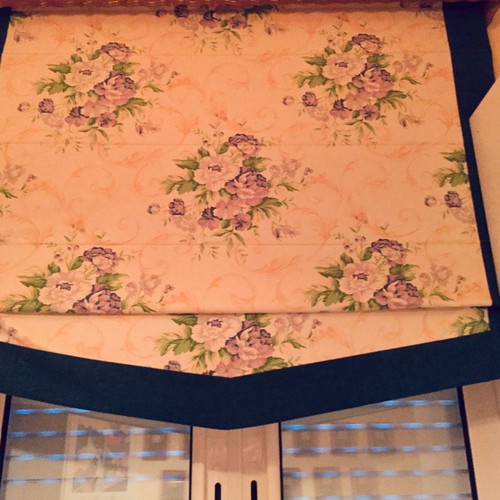 Roman curtain used, 1.45x1.40, high-quality fabric