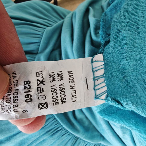 Maxi skirt like new, summer turquoise emerald medium