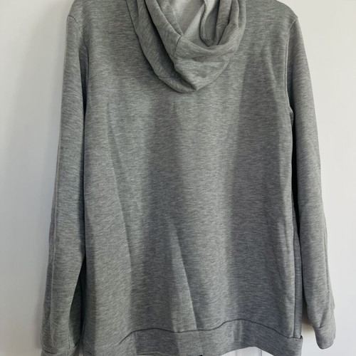 Nike zip-up hoodie like new, size M, black and grey
