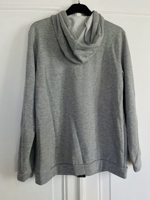 Nike zip-up hoodie like new, size M, black and grey