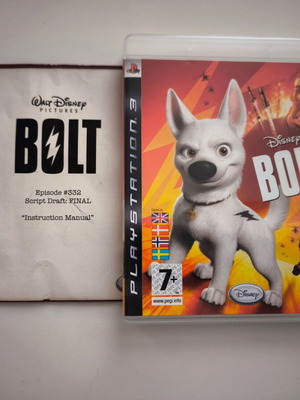 Bolt Disney PS3 game for PlayStation 3 like new, children's