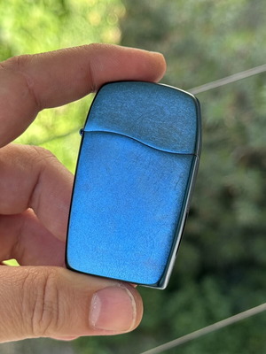 Zippo Blu lighter used