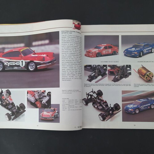 Vintage Kyosho radio control models catalogue 1995-96