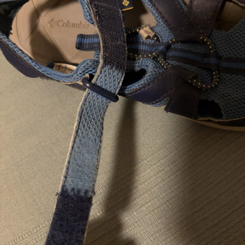 Columbia summer sandals size 32 used, blue