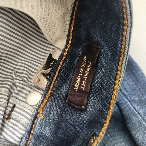Massimo Dutti Skinny Fit Jeans Size 38 Like New Blue