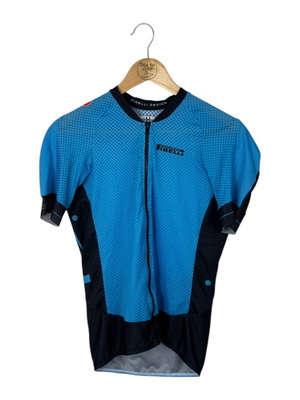 Ποδηλατικό τζέρσεϊ Castelli x Pirelli Design μεταχειρισμένο, μπλε/μαύρο, μέγεθος L