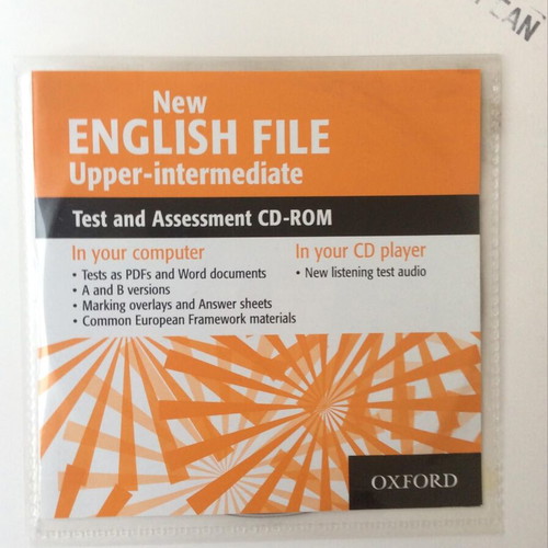 New English File Upper-Intermediate books with CD like new