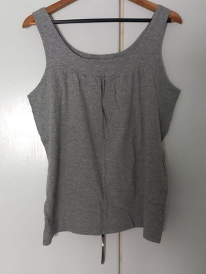 La Redoute Collections Sleeveless Gray Top New Size L
