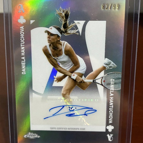 Daniela Hantuchová Topps Chrome Certified Autograph Card 82/99 like new