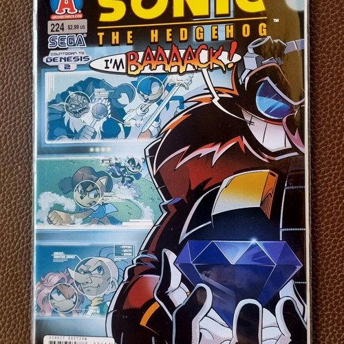 Sonic The Hedgehog Comic Book #224 1st Edition June 2011 new