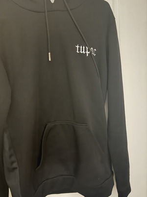 Tupac sweatshirt, black, size M