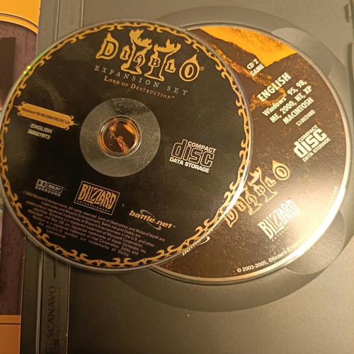 Diablo 2 + Lord Of Destruction for PC used, bundle