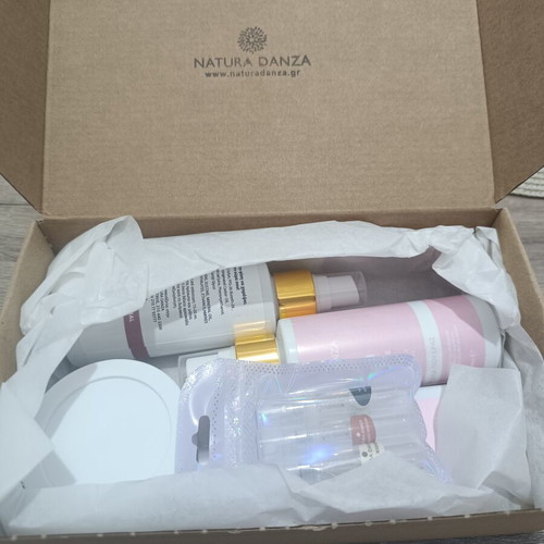 Care set new with hair and body mist, body oil, cream scrub, perfumes