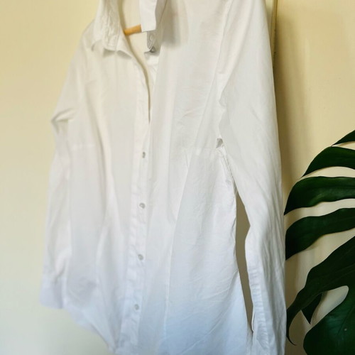 Mango white fitted shirt size Small like new