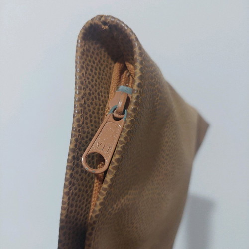 Vintage PORTRAG handbag used, beige-brown synthetic leather