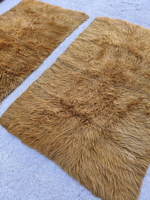 Flokati rugs like new, set of two, 160x110 cm each