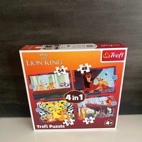 Lion King Puzzle Trefl Disney 4 in 1 like new