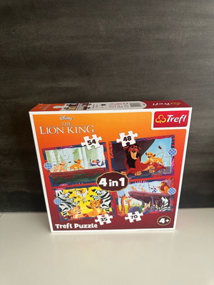 Lion King Puzzle Trefl Disney 4 in 1 like new