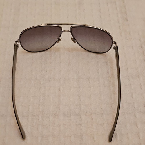Vogue sunglasses, silver and black frame, modern style