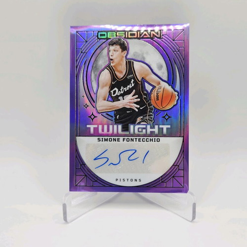 Panini Obsidian Simone Fontecchip Twilight Autograph like new /49