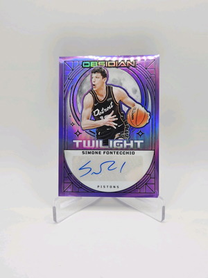 Panini Obsidian Simone Fontecchip Twilight Autograph σαν καινούργιο /49