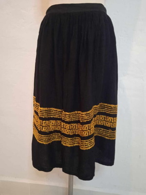 Skirt with ancient Greek pattern used