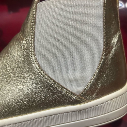Women's spring ankle boots like new, gold color