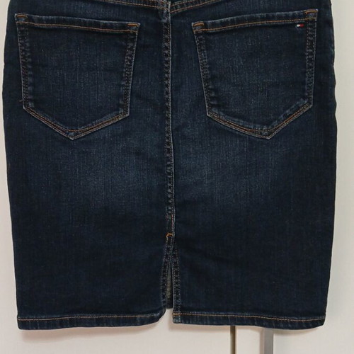 Tommy Hilfiger denim skirt like new, elastic, blue, sizes XS S