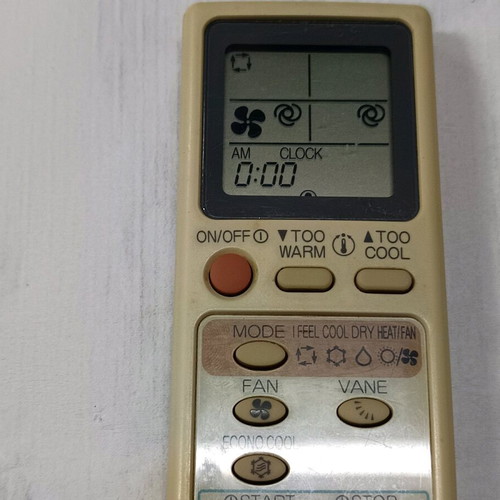 Mitsubishi Electric remote control used